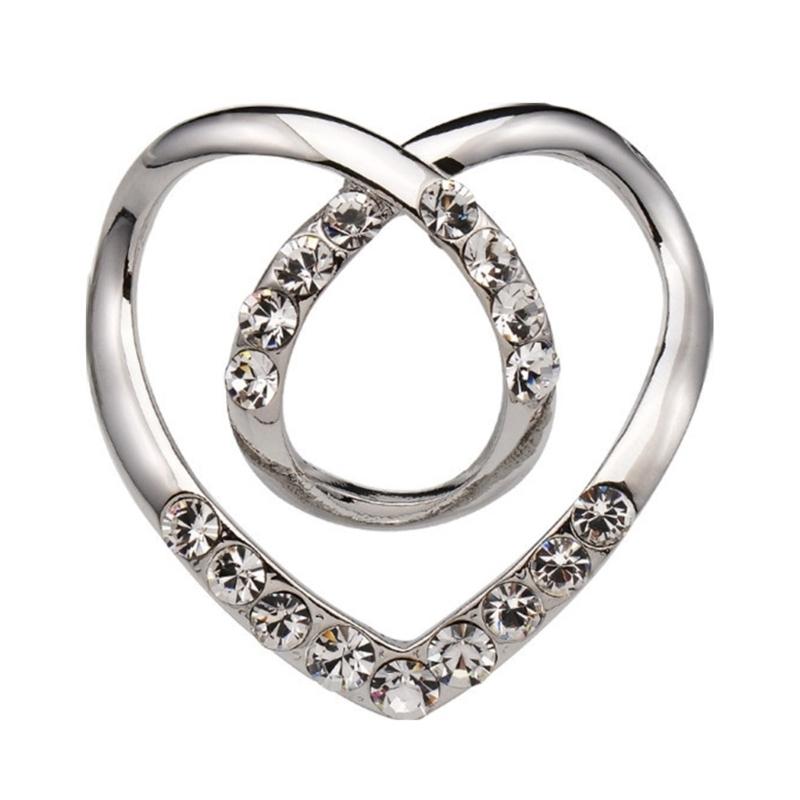Silk Scarf Ring Clip T-Shirt Tie Wrap Holder Brooch Women Scarves Clasp Waist Buckle Fashion Metal Ring for Shirt Clothing Decor