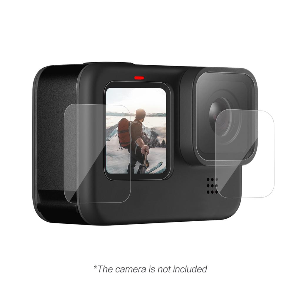 TELESIN 3 Stück gehärtetes Glas Displayschutzfolie Schutzfolie Ersatz für GoPro Hero 9