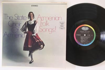 LP Record STATE CHOIR OF ARMENIA - Armenian Folk Songs! ST10492 CAPITOL US Folk Used
