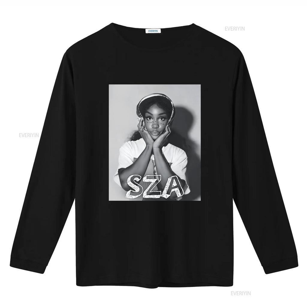 SZA Vintage T Shirt Music RnB Singer Rapper New Bootleg 90s Black Hip Hop PhotoshooT For Fan Vintage Washed Designer Clothes