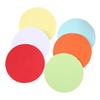 In-Stock Handmade Colorful Cardstock for Kids' Art Projects - 6 Colors, Round/Oval/Square Shapes, Ideal for Cutting, Painting, and Drawing