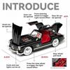 Skala 1:24 SLS 300SL Leichtmetall Sportwagen Modell Spielzeug Rad Lenkung Türen Geöffnet Fahrzeuge Modelle Metall Druckguss Jungen Ornamente
