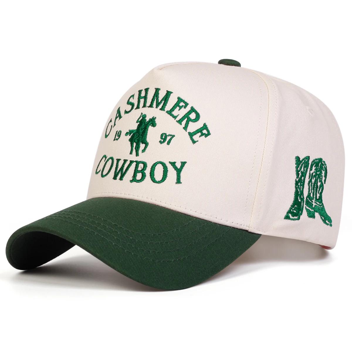 Unisex Cowboystreifen Stickerei Baseballkappen Frühling Und Herbst Outdoor Verstellbar Lässige Hüte Sonnenschutzhut Sportkappe white