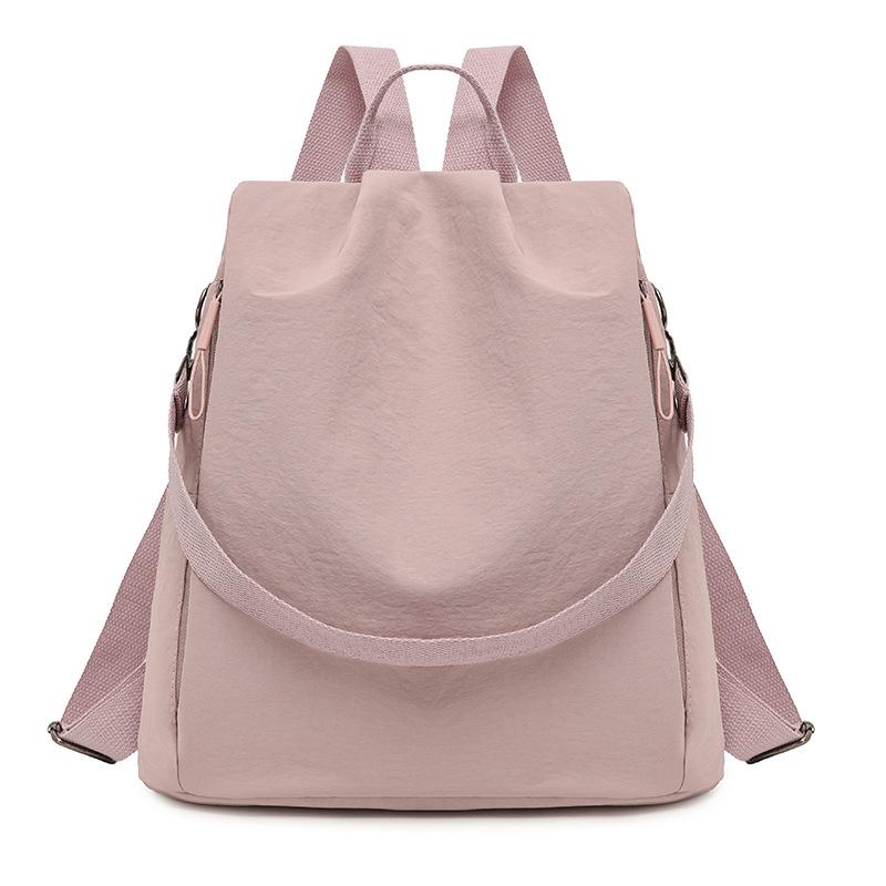 Travel Bag, Double-shoulder Bag, Simple Women's College Schoolbag Casually