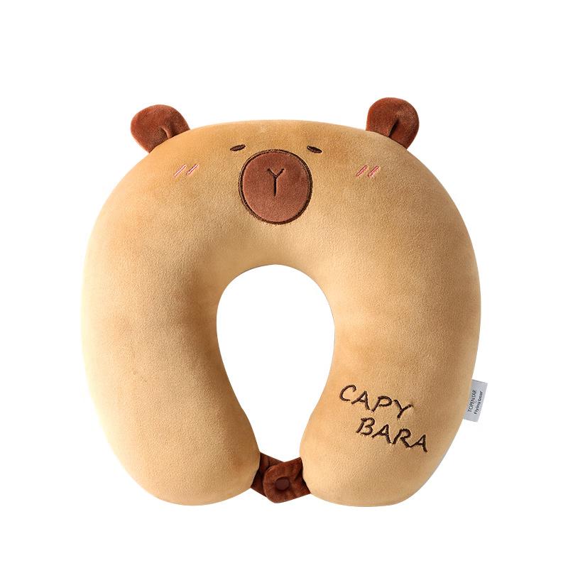 Capybara U-shaped Neck Pillow