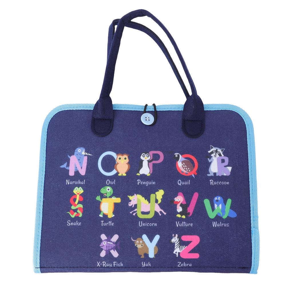 Felt Activity Book Educational Activity Developing Sensory Board Preschool Learning Toy for Boys Girls