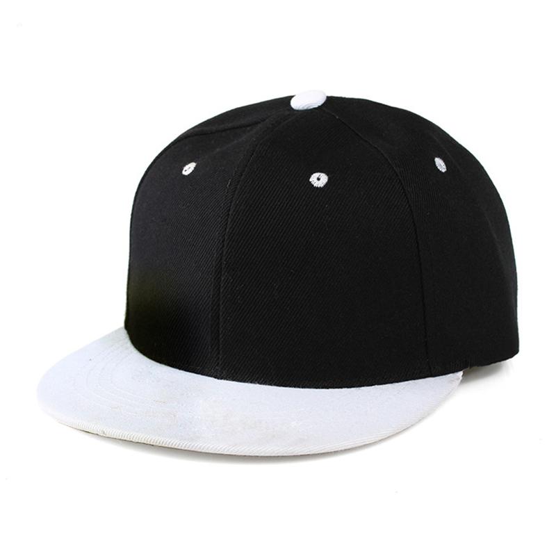 Snapback Classic Hat Hip Hop Flat Brim Baseball Cap Stitching Trucker Adjustable