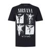 Nirvana Mens Back Print Crew Neck Regular T-Shirt