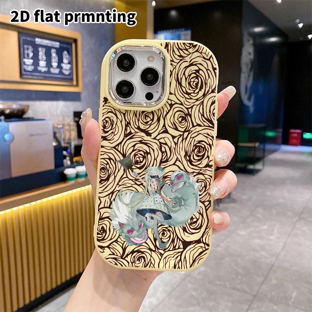 Phone Case: 2D Flat Design Suitable for iPhone 18 17 16 15 14 13 Pro Protective Case, Couple Style, Twin-tail Girl, Christmas and Halloween Gift