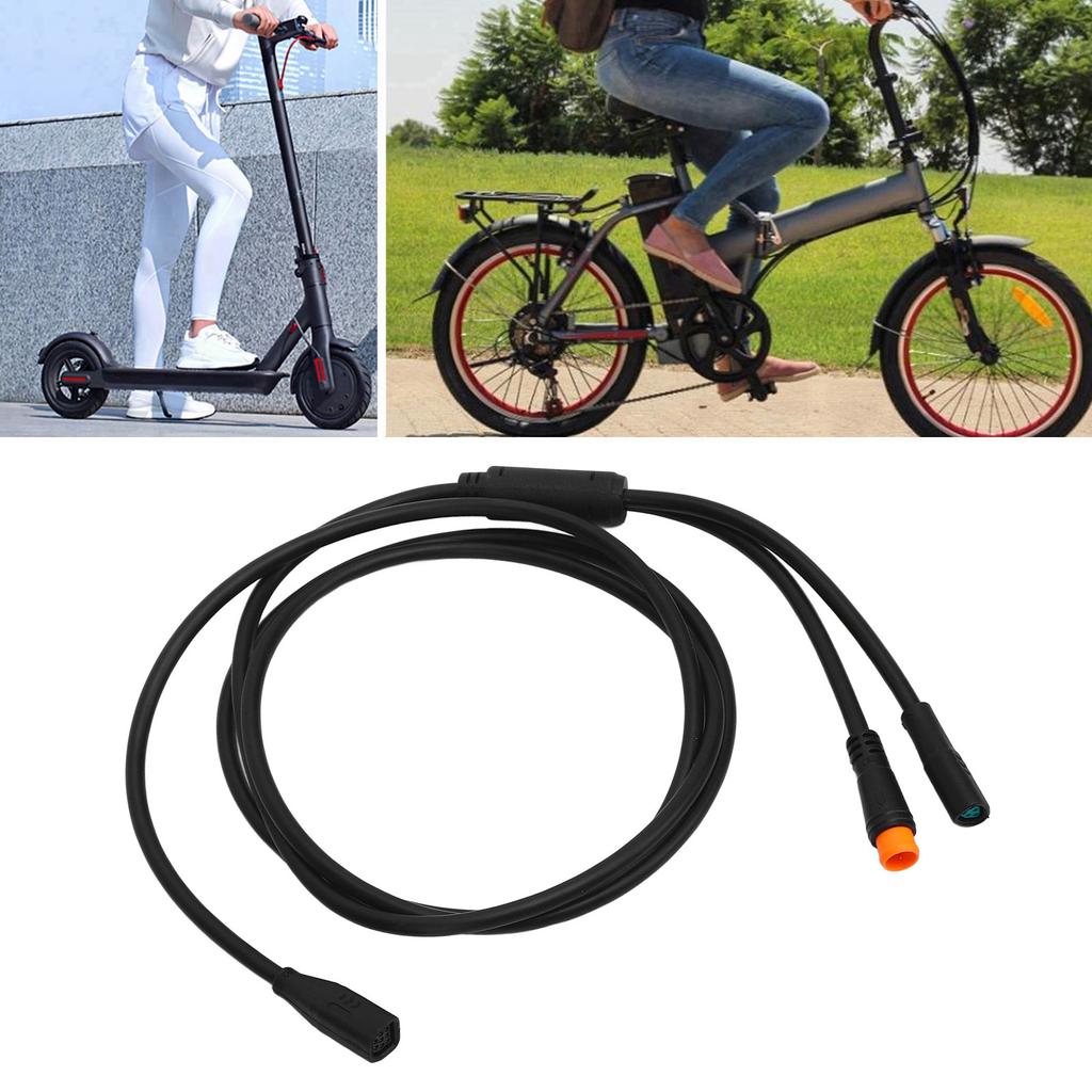Electric Bike 1T2 Extension Cable Connect Motor To Display Meter Mid Motor Y Splitter Cable for EB-E