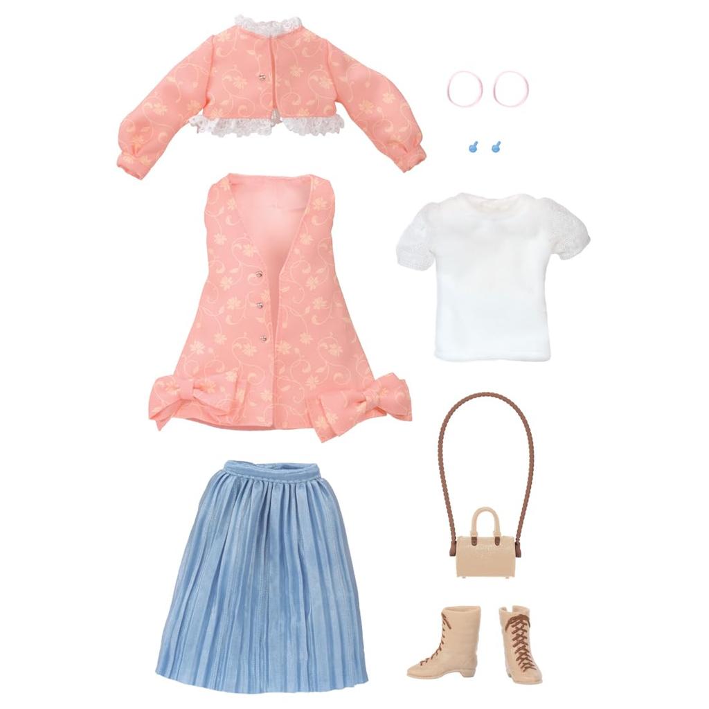 Takara Tomy Dress Basic Feminine Pretend Play Toy for Ages 3 and Up Licca-chan LW-17 Dress-Up