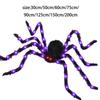 Furry Texture Halloween Light Up Spider Decoration Giant Spider Prop  Indoor Outdoor Decor