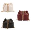 Fashionable Urban Simple Pu Bucket Bag Chain Single Shoulder Crossbody Bag