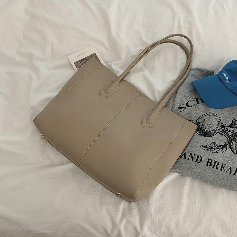 

Ретро сумка-тоут женская модная корейская сумка для поездок на работу универсальная большая вместительная на плечо большая сумка хаки