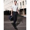 YOUNGOR Men's Comfortable Dry Slim Fit Short Sleeve Shirt