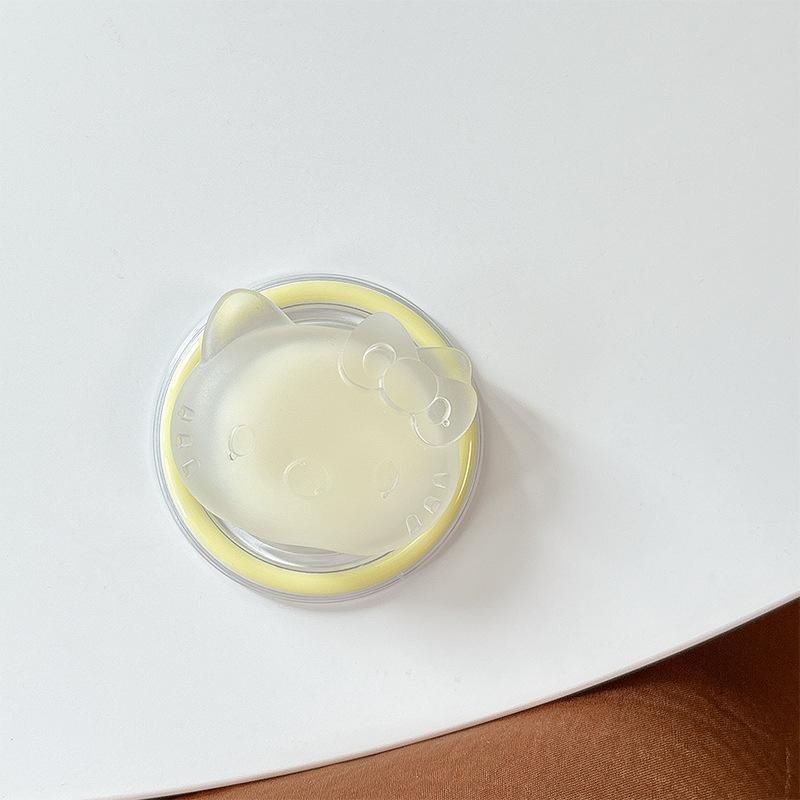 Transparent Solid Color Mobile Phone Airbag Bracket Magnetic Suction Kt Cat Telescopic Creative Ring Desktop Support Frame