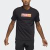 adidas Cny Gfx Tee Year Of The Tiger Limited Edition Graphic Print Round Neck Sports Short Sleeve Men Tops Black HI3290