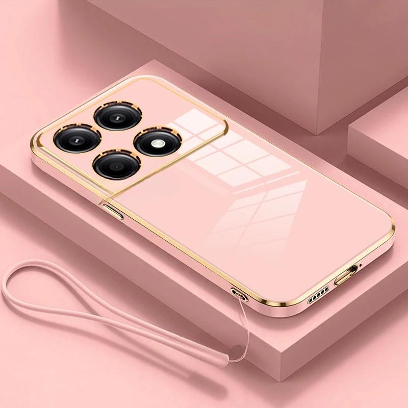 Fashion Plating Case For Xiaomi 15 14/13/T Pro Ultra POCO X7 X6 F6 M6 Pro 4G 5G Soft Slim Silicone Shockproof Phone Cover