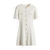 Spring New Women's Clothing Fashion Style French Rib Knitting round Neck T-shirt Shory Style Dress 1229076