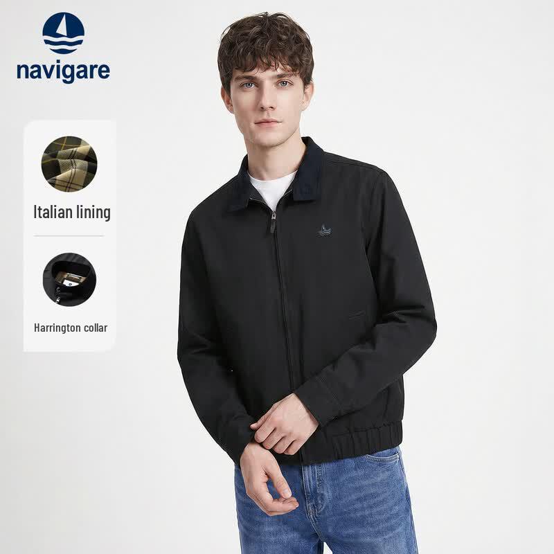 Navigare Men's Harrington Collar Jacket