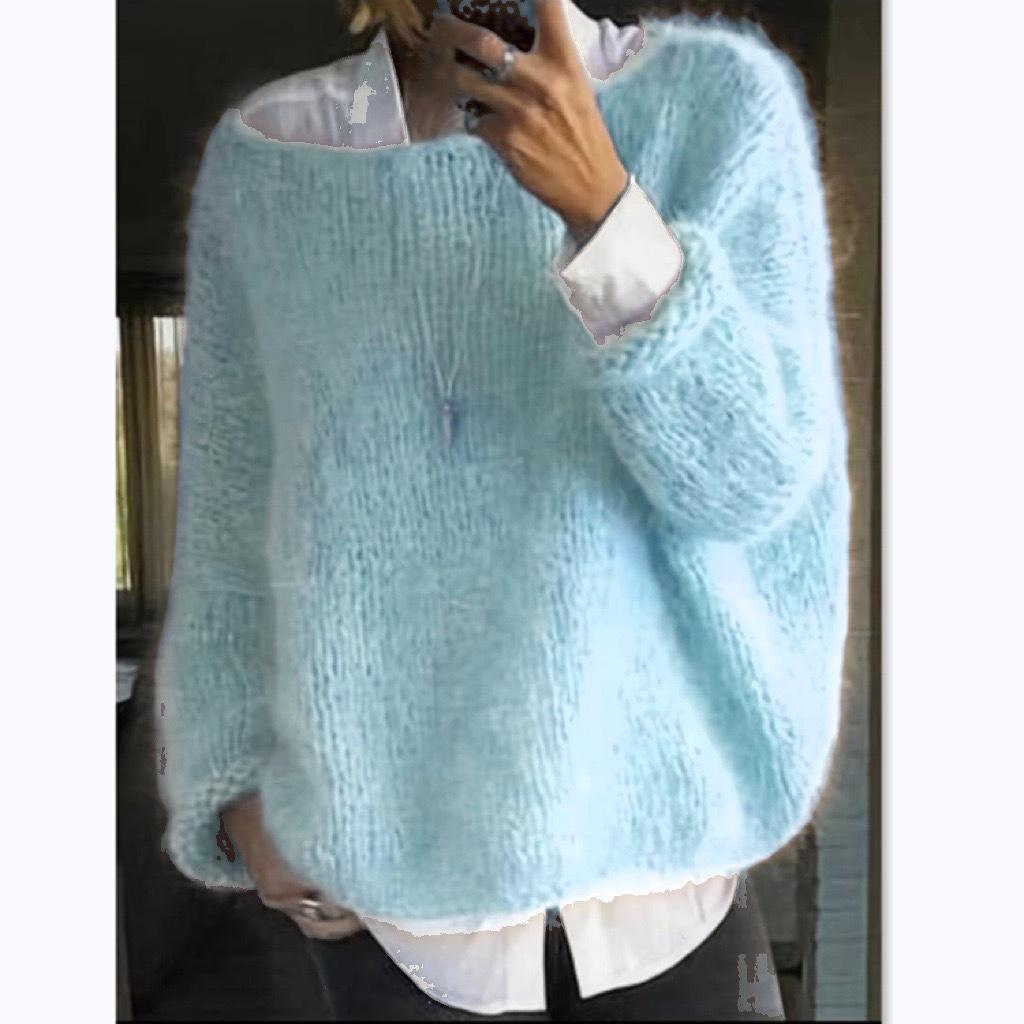 2026 Women's European & American Autumn Winter Knit Sweater - New Style Fashion Casual Top