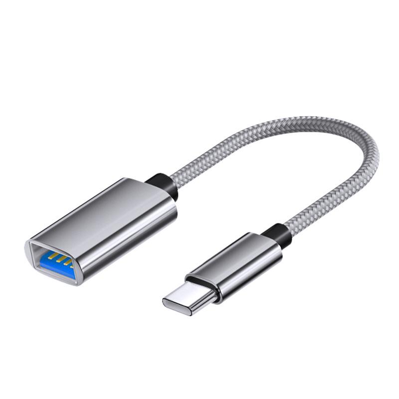Adaptor cablu OTG tip C Conector adaptor USB la tip C pentru Xiaomi Samsung S20 Huawei Convertor cablu de date OTG pentru MacBook Pro