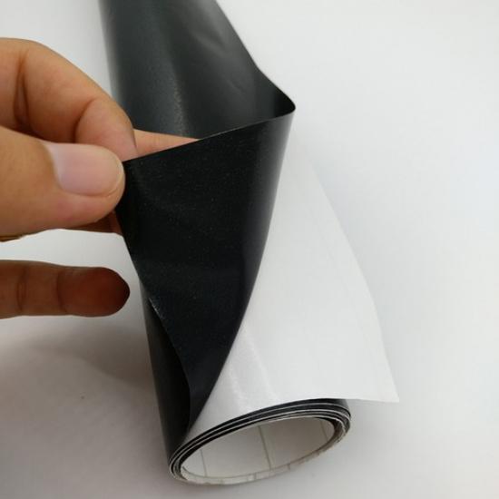 Car Black Imitation Leather Texture Film Wrap Sheet Roll Sticker Decal 150x50cm