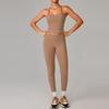 Women's European & American Yoga Set: Quick-Dry Fitness Shorts & Vest for Outdoor Running