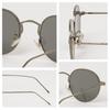 (Eight) Boston Sunglasses for Men and Women, Fashion Glasses, A Gold x Light Yellow F