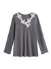 Plus Size Women's Long Sleeve Knitwear Top, Sizes 130-300 Jin - Sweet, Slimming Base Layer or Outerwear