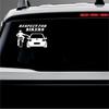 Respect for Bikers Motorcycle Respect Knight Car Rear Windshield Scratch Decorative Stickers