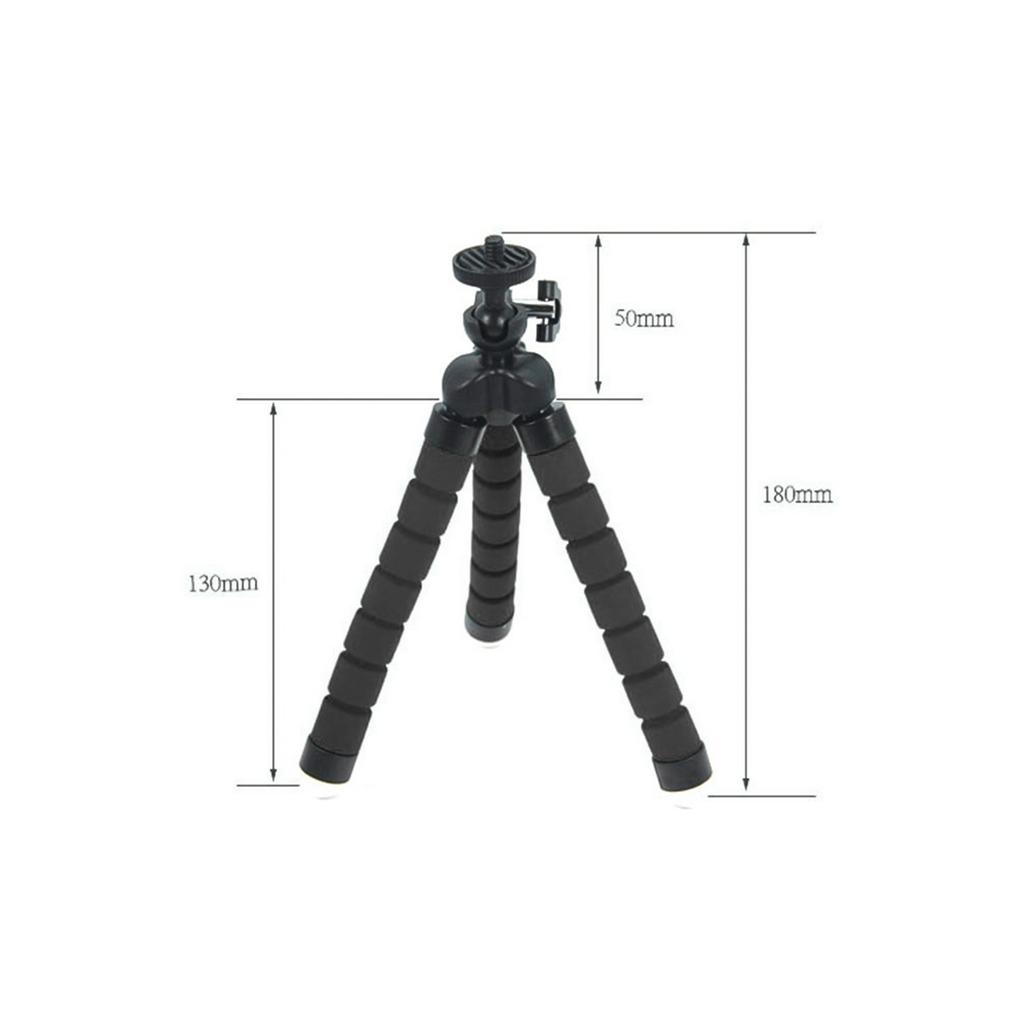 Portable Mini Octopus Tripod Stand with Phone Holder for Live Streaming Selfie