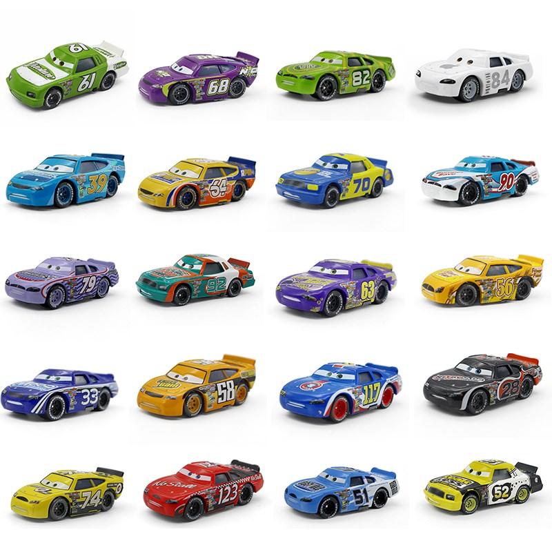 Coches de Pixar Originales 2 Coche Número Modelo de Carreras Nº 117 4 92 28 61 Metal Fundición Aleación Modelo Infantil Regalo Juguetes Colección