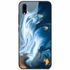 Case Tempered Glass Hard Clear Phone Case For Vivo Y91C Protector Shockproof Marble Fundas Coque