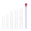 10 Pieces Beading Needles Metal DIY Craft Foldable Tools Jewellery Thread Sewing Accessory for Household Professional
