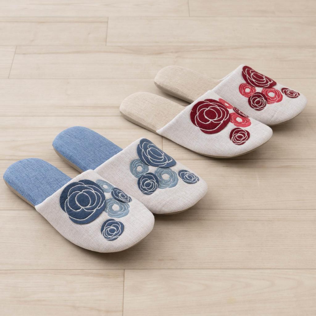 Sybilla Senko Kanthal Size L 47121 Slippers, (approx. 24-26cm), Red,