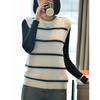 Fanzhen Women's 100% Wool Striped Sleeveless Vest