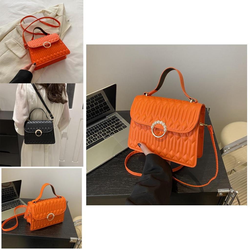 Chic Street Style 2024 Latest Spring Casual Crossbody Handbag Single Shoulder Small Square Bag