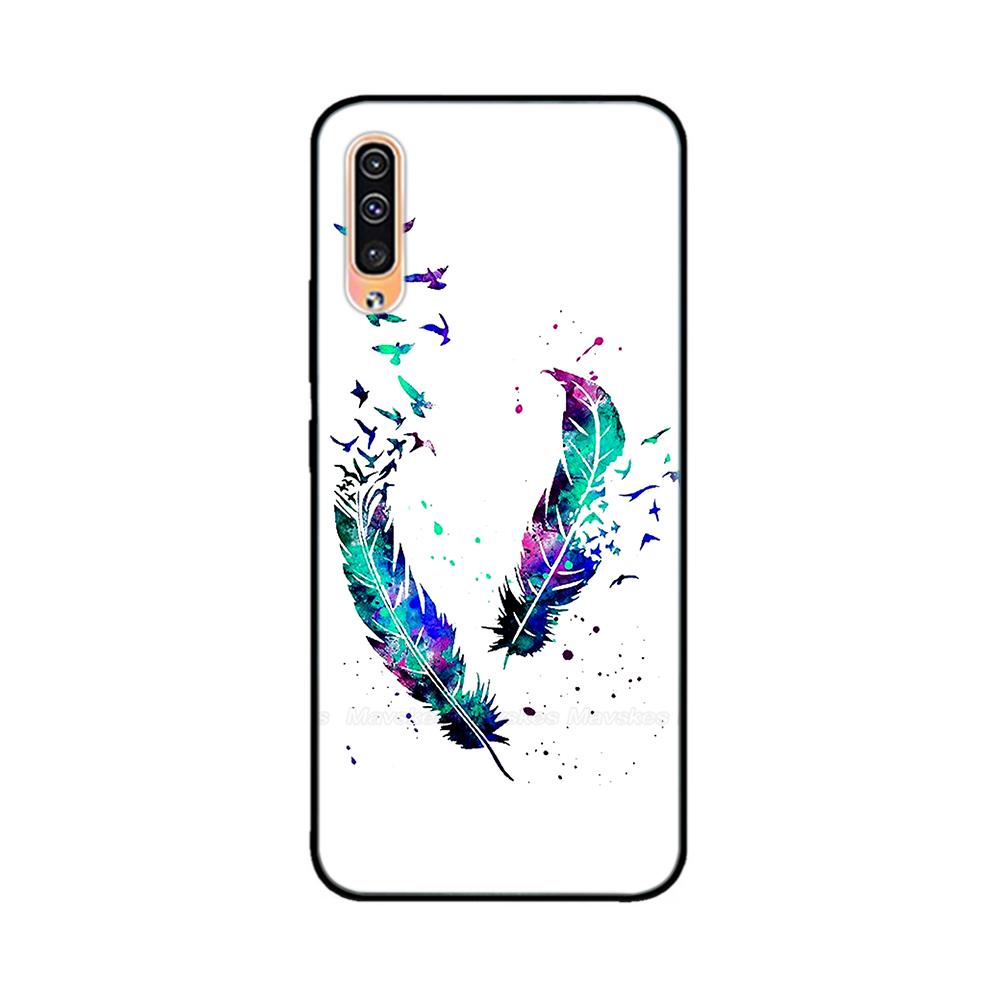 For Samsung Galaxy A50 Case TPU Soft Silicone Back Cover Cartoon Phone Case For Samsung A50S A30S A50 A30 S Bumper Fundas Shells