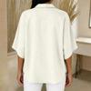Women's Casual Loose Fashion Distressed Denim Pullover Top