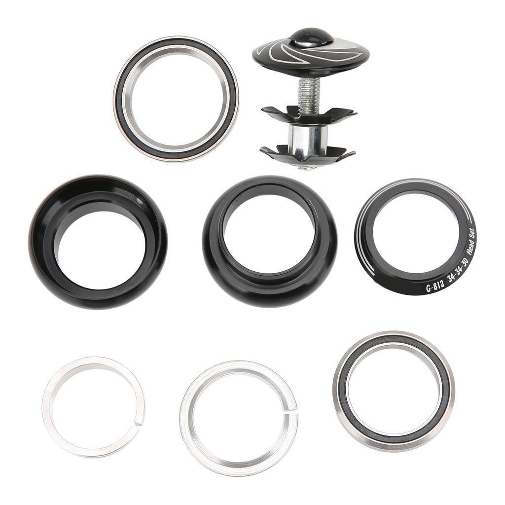 Bike Headset Aluminum Alloy Exquisite Workmanship Strong Durable High Strength Long Service Life Cycling Accessory