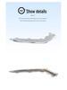 Mercedes-Benz E-Class Front Bumper Chrome Decorative Strip