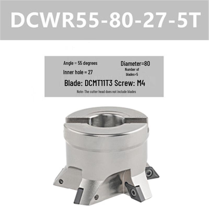 45°-75° CNC V-Shaped Dovetail Groove Milling Cutter with Inner Hole