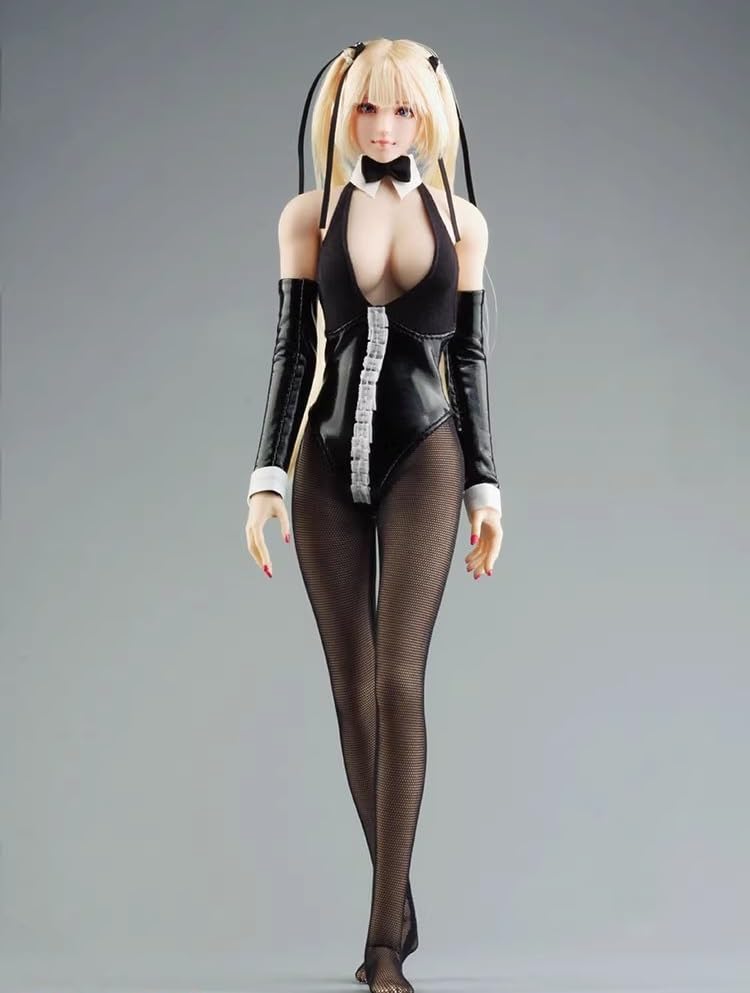 

Figure Sexy Beautiful Women Bunny Girl Clothes and Stockings Set and Head not [TOYBARJAPAN] 1/6 Accessories/ JO21X-47 (Body included) (A Black)