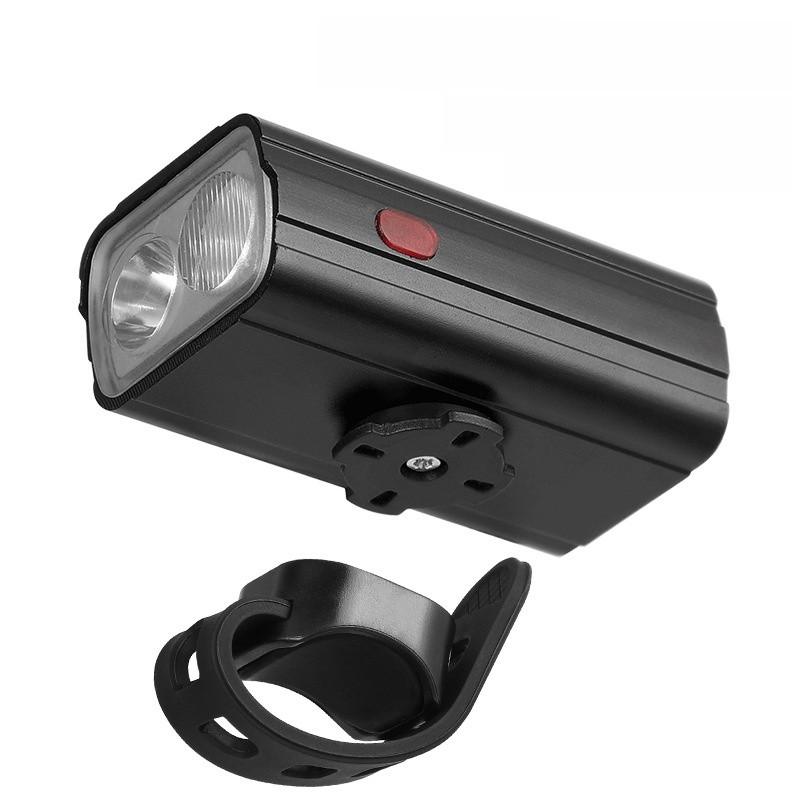 Bicycle Front Light Usb Rechargeable Aluminum Alloy Waterproof Night Riding Gear