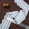 5.5Cm Barcode Lace Accessories Milk Silk Water-Soluble Embroidery Curved New Lace 5.5Cm Wavy Lace