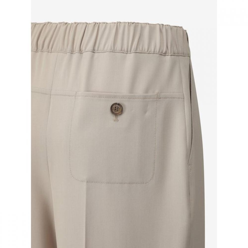 Cc Collect. Back Banding Two Tuck Wide Pants C252msa033