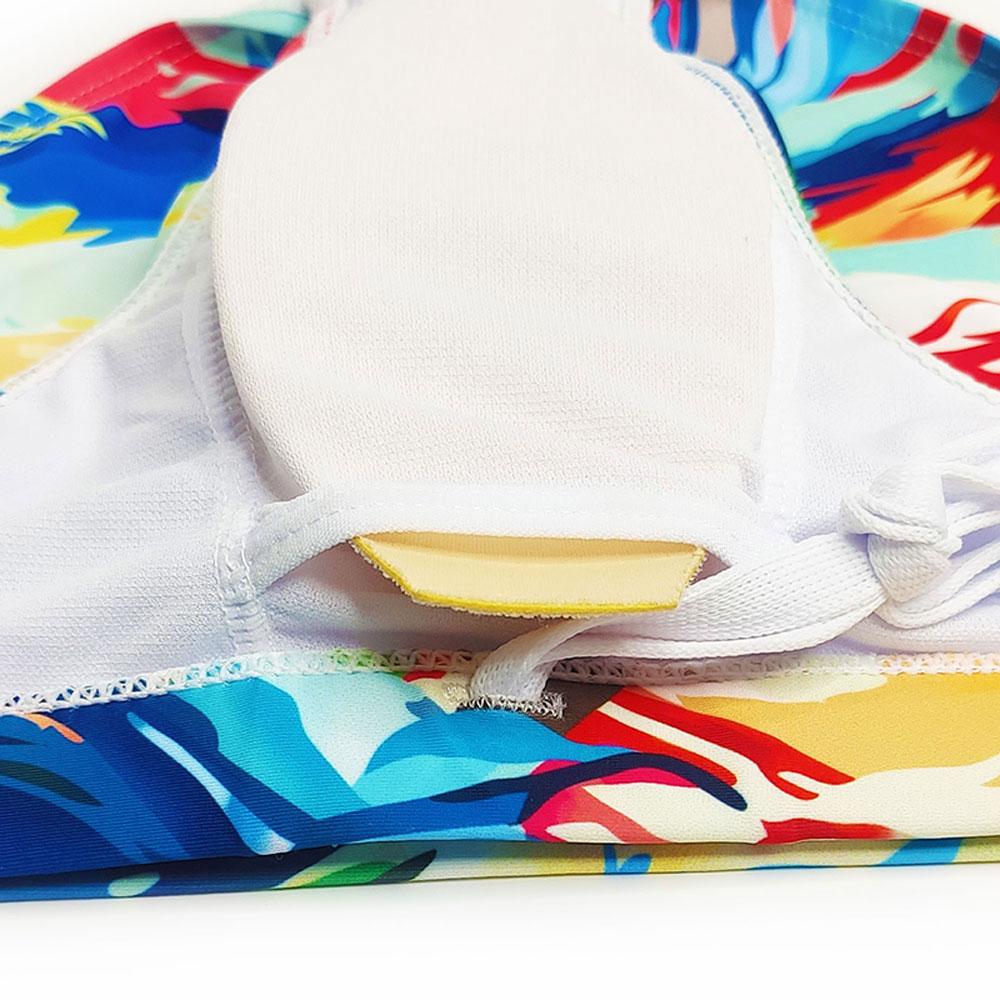 Pánská móda Sexy Swim Brief Sexy plavky s potiskem pro muže Surfovací plavky Low-Rise