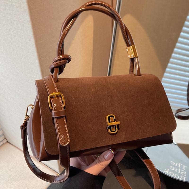 Fashion Portable Small Square Bag Women's Autumn New Retro Trend Messenger Bag Niche Texture Shoulder Bag