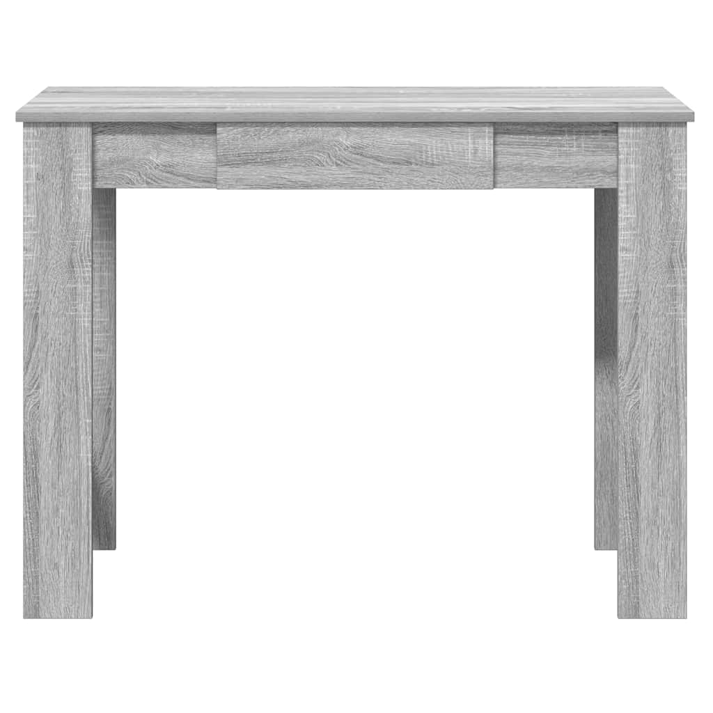 Desk, Sonoma Grey Oak, 100X45X75 Cm, Wood-Based Material